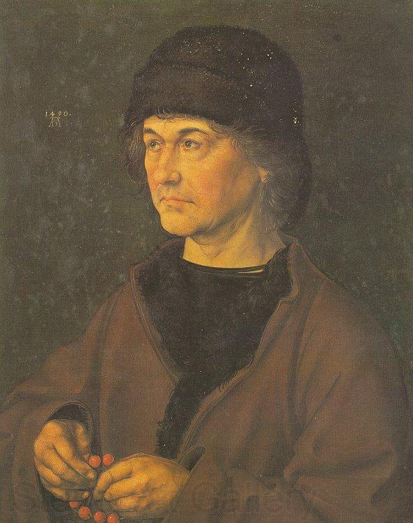 Albrecht Durer Portrait of the Artist's Father_e Norge oil painting art